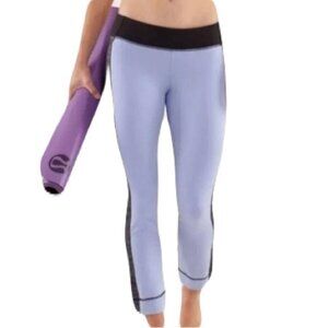 Lululemon Root Chakra Pant Leggings Mid Rise Lavender Polar Haze Gray Size 4